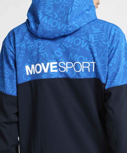 MOVESPORT(ムーブスポーツ)/S.F.TECH ロゴ総柄 バックロゴ フルジップフーディー/img16