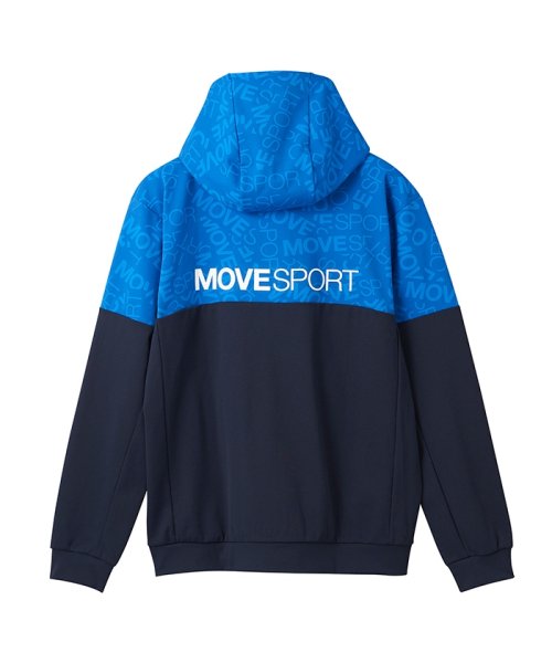 MOVESPORT(ムーブスポーツ)/S.F.TECH ロゴ総柄 バックロゴ フルジップフーディー/img28