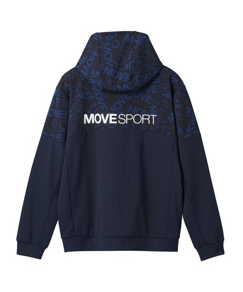 MOVESPORT(ムーブスポーツ)/S.F.TECH ロゴ総柄 バックロゴ フルジップフーディー/img29