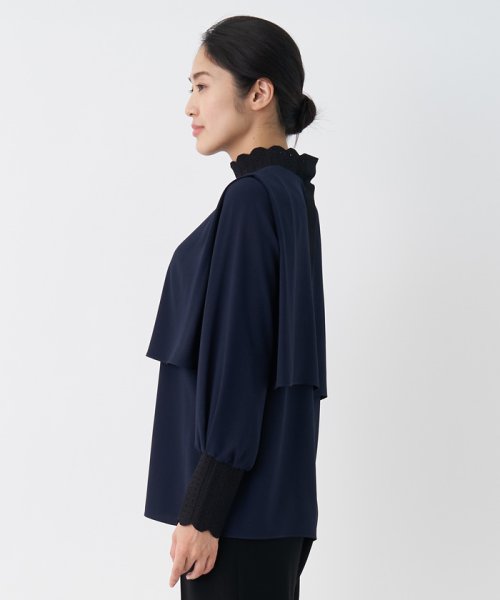 LANVIN COLLECTION(ランバンコレクション（レディス）)/スタンドカラーブラウス/img12