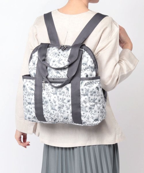 LeSportsac(LeSportsac)/DOUBLE TROUBLE BACKPACKフローラルバーズアンドキャッツ/img06