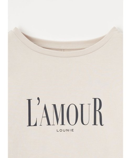 LOUNIE(ルーニィ)/L'amourプリントＴシャツ/img01