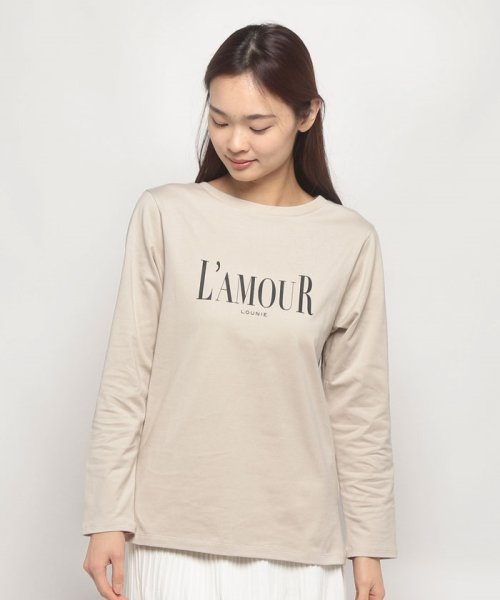 LOUNIE(ルーニィ)/L'amourプリントＴシャツ/img14