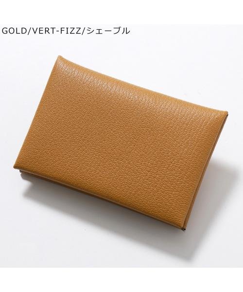 HERMES(エルメス)/HERMES カードケース CALVI VERSO バイカラーレザー /img12