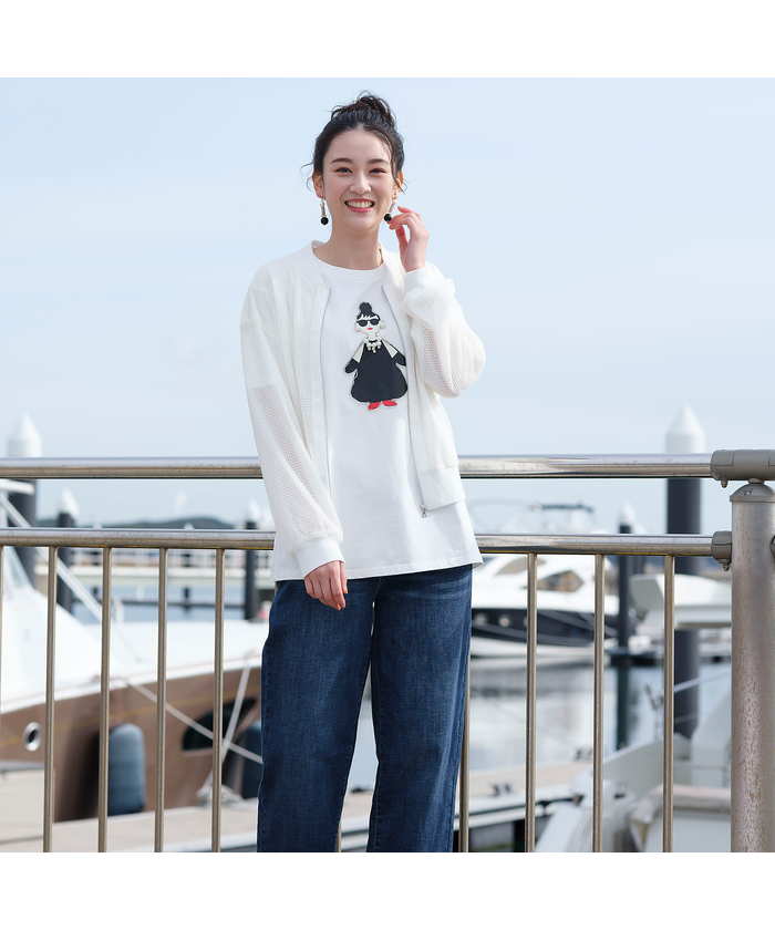 ピサーノ PISANO 【HAPPY FACE】エマちゃんプリントTシャツ(505917686