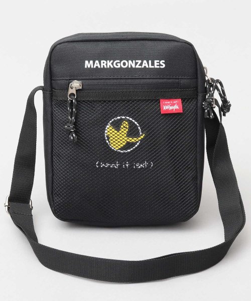 Mark Gonzales(マークゴンザレス)/（What it isNt）ART BY MARKGONZALES マークゴンザレス メッシュポケット 横型 ミニショルダーバッグ 旅行 アウトドア 普段使い/img17