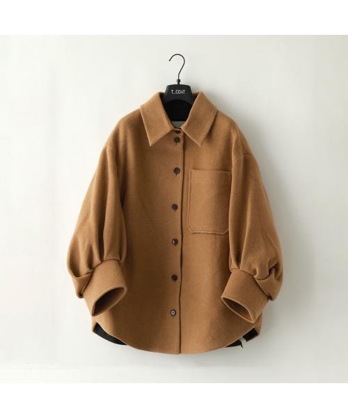 T_Coat(ティーコート)/T－COAT シャツジャケット T40 VELOUR ウール ステンカラー/img11