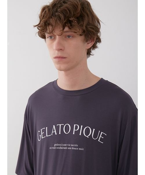 GELATO PIQUE HOMME(GELATO PIQUE HOMME)/【HOMME】レーヨンロゴTシャツ/img07