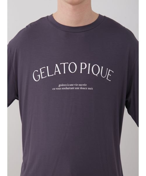 GELATO PIQUE HOMME(GELATO PIQUE HOMME)/【HOMME】レーヨンロゴTシャツ/img08