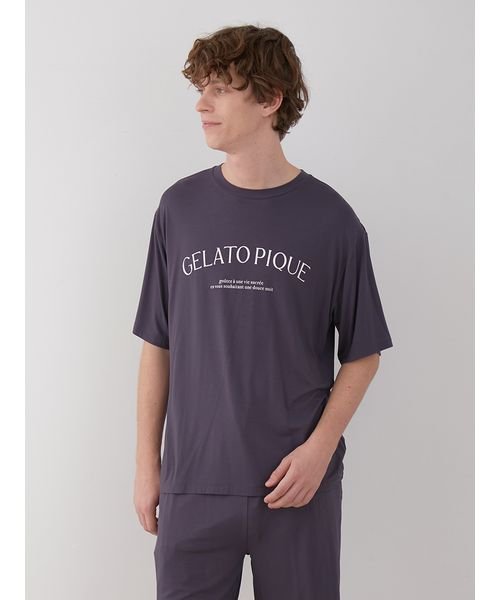 GELATO PIQUE HOMME(GELATO PIQUE HOMME)/【HOMME】レーヨンロゴTシャツ/img12