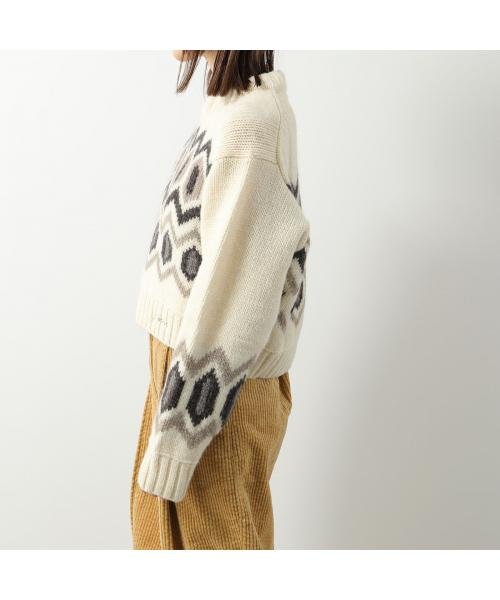 GANNI(ガニー)/GANNI セーター Chunky Graphic Wool Cropped K2011 K2042 2633/img09