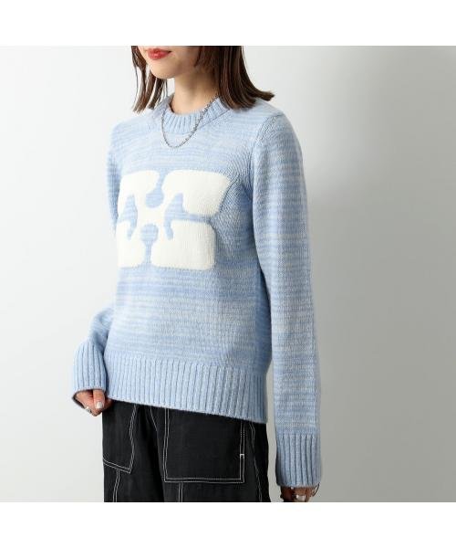 GANNI(ガニー)/GANNI ニット Graphic O－neck Pullover Butterfly セーター/img03