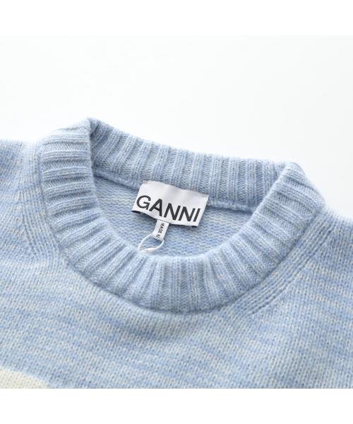 GANNI(ガニー)/GANNI ニット Graphic O－neck Pullover Butterfly セーター/img11