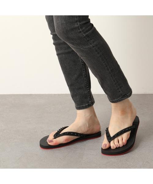 セール】Christian Louboutin ラバーサンダル 1210655 Loubi Flip 