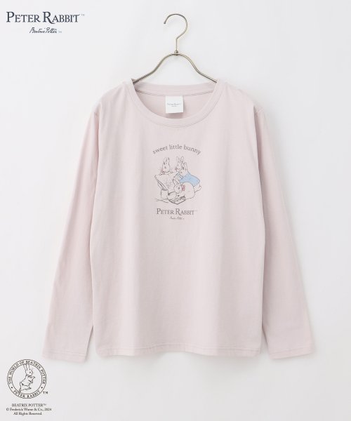 Honeys(ハニーズ)/ピーターラビット(TM)／Ｔシャツ トップス Tシャツ カットソー 長袖 イラスト /img21