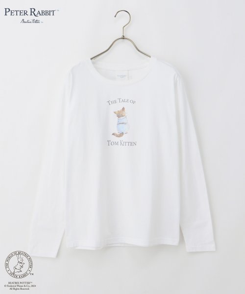 Honeys(ハニーズ)/ピーターラビット(TM)／Ｔシャツ トップス Tシャツ カットソー 長袖 イラスト /img27