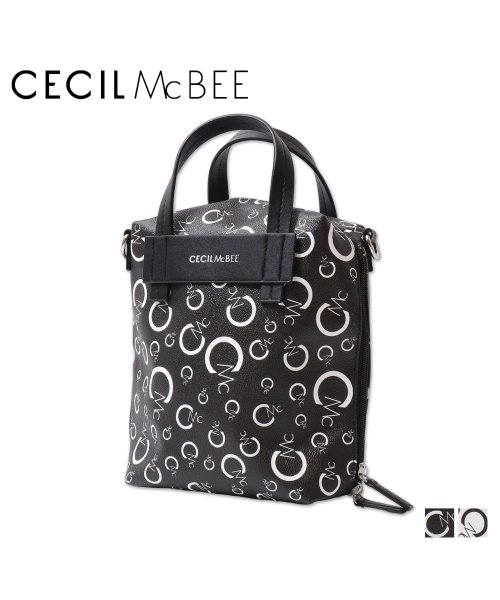 CECIL McBEE(セシルマクビー)/セシルマクビー CECIL McBEE バッグ ショルダーバッグ レディース 斜め掛け モノグラム MONOGRAM SERIES ブラック ホワイト 黒 白 /img18