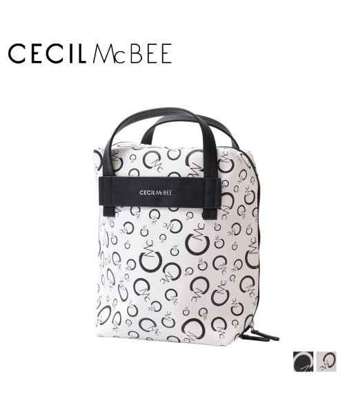 CECIL McBEE(セシルマクビー)/セシルマクビー CECIL McBEE バッグ ハンドバッグ シューズケース 靴 レディース 旅行 モノグラム MONOGRAM SERIES ブラック ホワイ/img17