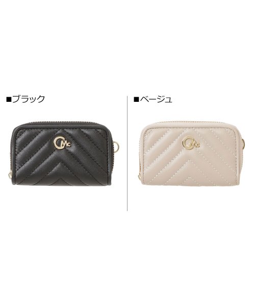 CECIL McBEE(セシルマクビー)/セシルマクビー CECIL McBEE キーケース キーホルダー レディース 4連 キルト QUILT KEY CASE ブラック ベージュ 黒 CM12700/img01