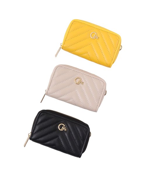 CECIL McBEE(セシルマクビー)/セシルマクビー CECIL McBEE キーケース キーホルダー レディース 4連 キルト QUILT KEY CASE ブラック ベージュ 黒 CM12700/img16