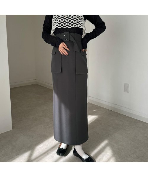 美品 ロエベ スカート トリアセテート ブラック 白っぽかっ 