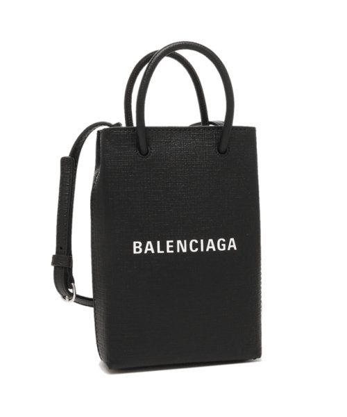 BALENCIAGA(バレンシアガ)/バレンシアガ ショルダーバッグ ハンドバッグ ロゴ ブラック レディース BALENCIAGA 7577730 AI2N 1000/img01