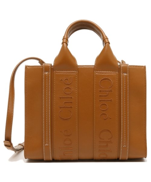 Chloe(クロエ)/クロエ トートバッグ ショルダーバッグ ウッディ 2WAY ロゴ ブラウン レディース CHLOE CHC23US397I60 247/img05