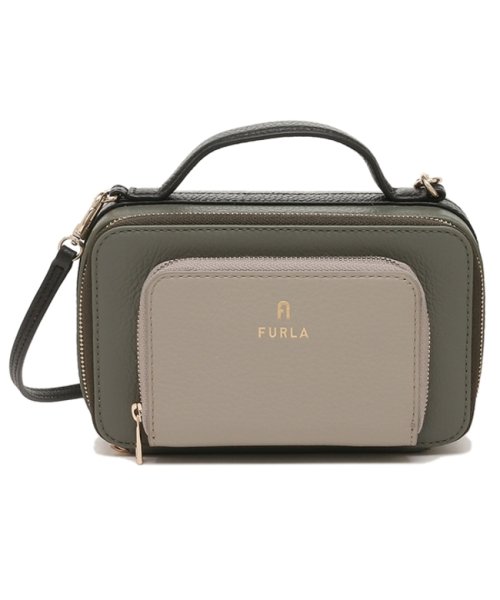 FURLA(フルラ)/フルラ ショルダーバッグ ハンドバッグ カメリア カーキ グレー レディース FURLA WE00504 HSC000 CACTUS MARMO c NERO/img05