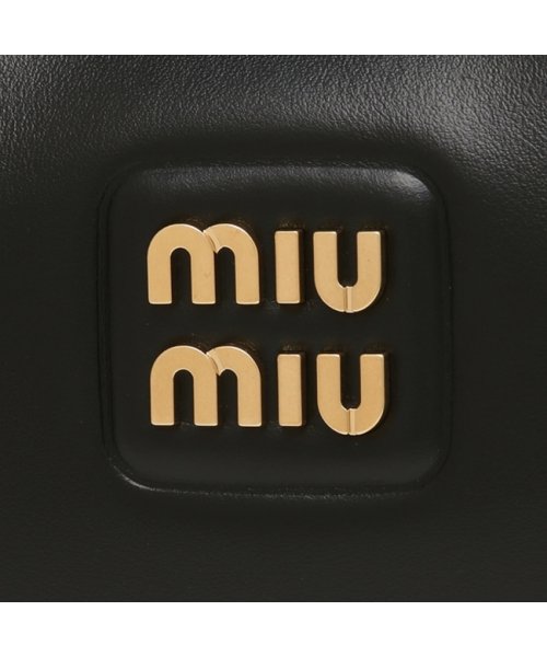 MIUMIU(ミュウミュウ)/ミュウミュウ ハンドバッグ ホーボーバッグ ミニバッグ ブラック レディース MIU MIU 5BC161 2E6Y OOO F0002/img08