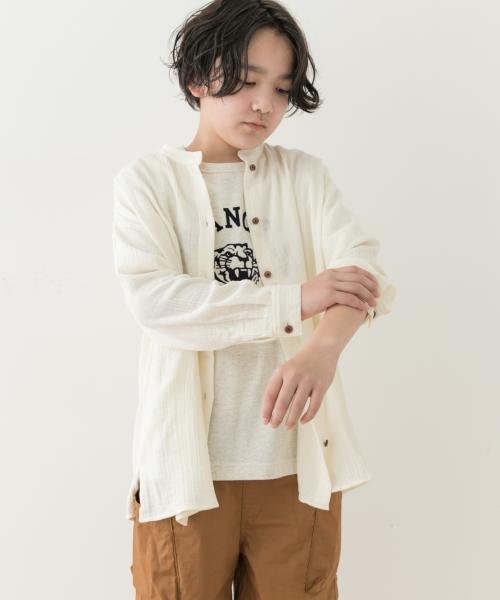 URBAN RESEARCH DOORS（Kids）(アーバンリサーチドアーズ（キッズ）)/『WEB/一部店舗限定』Wガーゼルーズシャツ(KIDS)/img01