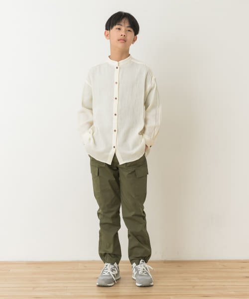 URBAN RESEARCH DOORS（Kids）(アーバンリサーチドアーズ（キッズ）)/『WEB/一部店舗限定』Wガーゼルーズシャツ(KIDS)/img16