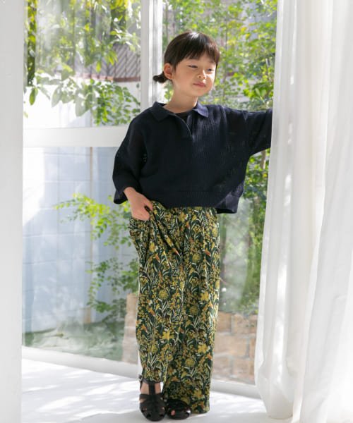 URBAN RESEARCH DOORS（Kids）(アーバンリサーチドアーズ（キッズ）)/『親子リンク』フラワープリントイージーパンツ(KIDS)/img02