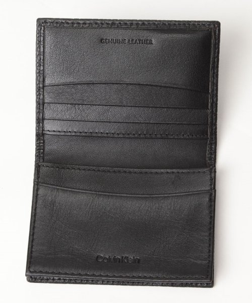 【Calvin Klein / カルバンクライン】CARD CASE ワンポイント レザー カードケース 父の日 ギフト プレゼント 贈り物 名刺入れ 人気・おすすめ｜使いやすい・旅行におすすめ 品質保証 全国発送 正規品・日本国内発送・安心保証付き
