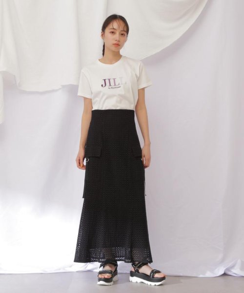 JILL by JILL STUART(ジル バイ ジル スチュアート)/JBオーガニック刺繍ロゴTシャツ/img44