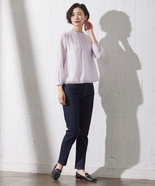 J.PRESS LADIES（LARGE SIZE）(J．プレス　レディス（大きいサイズ）)/【洗える】BASIC STRETCH DENIM スキニー パンツ/img45