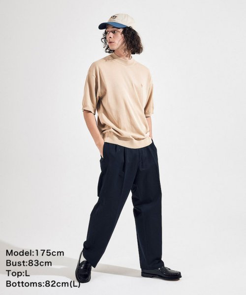 Penguin by Munsingwear(ペンギン　バイ　マンシングウェア)/MOCK NECK KNIT SHIRT / モックネックニットシャツ/img01