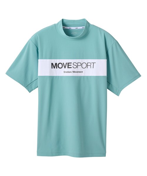 MOVESPORT(ムーブスポーツ)/SUNSCREEN ミニ鹿の子 モックネックシャツ/img15