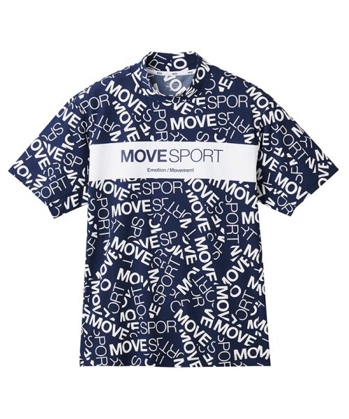 MOVESPORT(ムーブスポーツ)/SUNSCREEN ミニ鹿の子 モックネックシャツ/img16