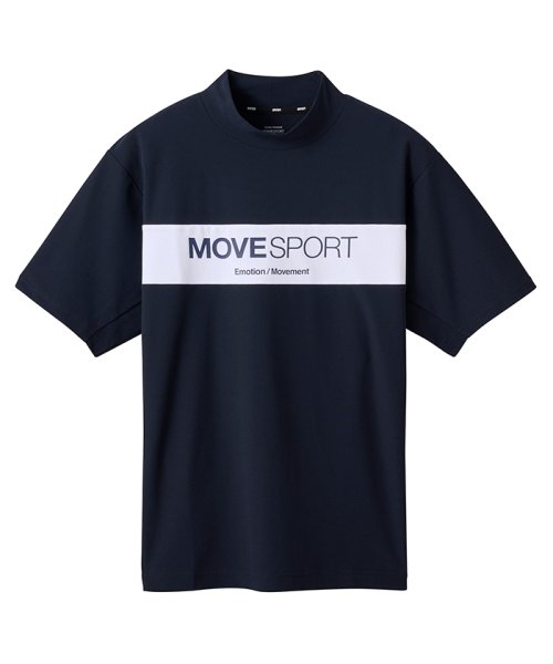 MOVESPORT(ムーブスポーツ)/SUNSCREEN ミニ鹿の子 モックネックシャツ/img17