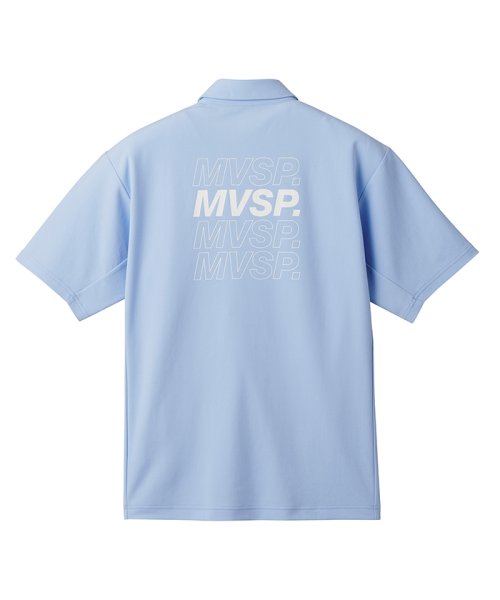 MOVESPORT(ムーブスポーツ)/SUNSCREEN ミニ鹿の子 バックロゴ ポロシャツ/img25