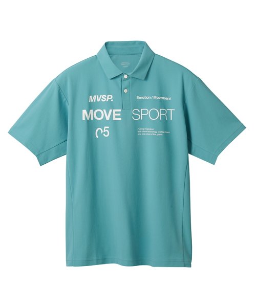 MOVESPORT(ムーブスポーツ)/SUNSCREEN ミニ鹿の子 オーセンティックロゴ ポロシャツ/img20