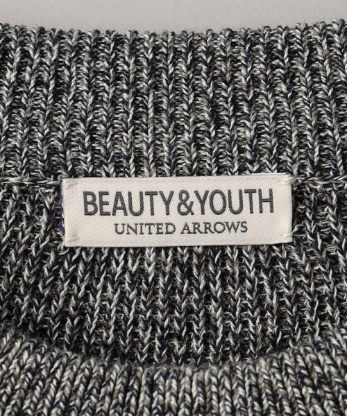 BEAUTY&YOUTH UNITED ARROWS(ビューティーアンドユース　ユナイテッドアローズ)/9G ライト クリスプ アゼ クルーネック ニット ‐ウォッシャブル‐/img42