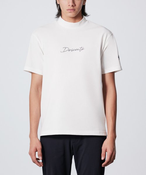 DESCENTE GOLF(デサントゴルフ)/【DSG COLLECTION】モックネック鹿の子半袖シャツ/img13