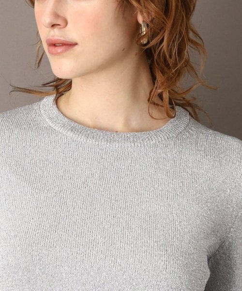 ラメリリヤーンニットプルオーバー 