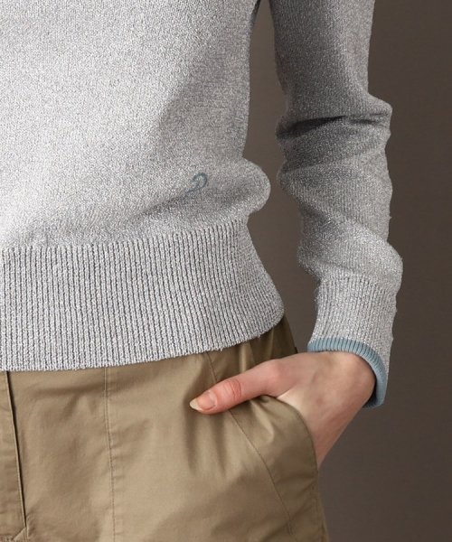 ラメリリヤーンニットプルオーバー 