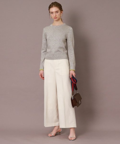 ラメリリヤーンニットプルオーバー 