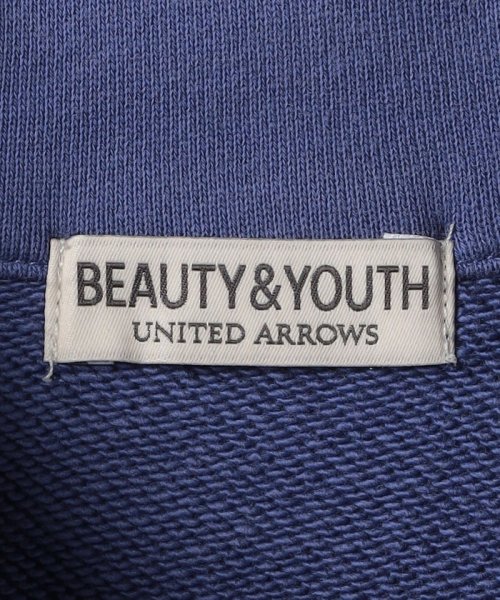 BEAUTY&YOUTH UNITED ARROWS(ビューティーアンドユース　ユナイテッドアローズ)/パウダーウォッシュ ハーフ ジップ スウェット/img27