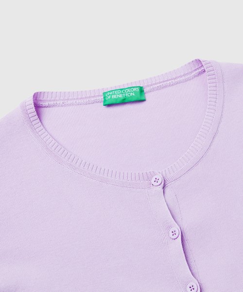 BENETTON (women)(ベネトン（レディース）)/コットン100％無地クルーネック長袖カーディガン/img07