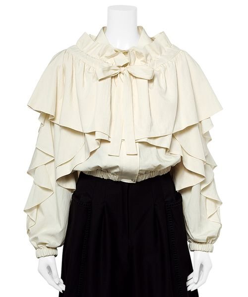 マルチウェイフリルブルゾン 予めご了承ください