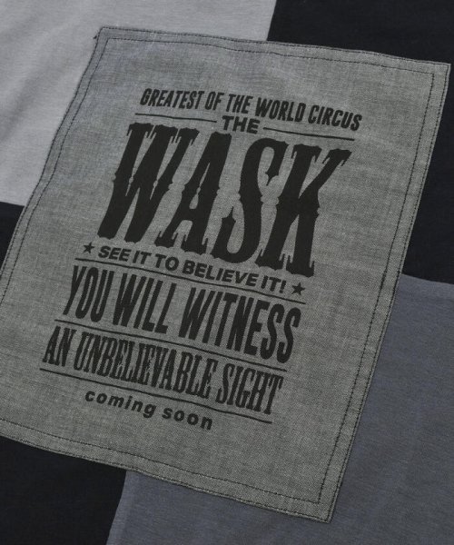 WASK(ワスク)/ダンガリーパッチTシャツ＋ボーダーロンTセット(100~160cm)/img17